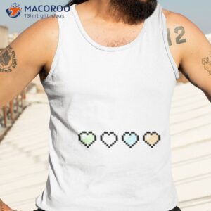 unlabeled flag pixel hearts set shirt tank top 3