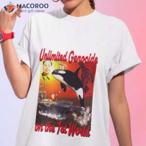 unlimited genocide on the 1st world shirt tshirt 1