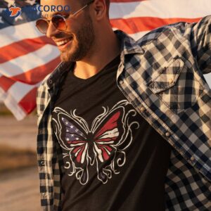 us american flag butterfly vintage 4th of july patriotic shirt tshirt 3