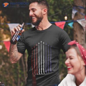Us American Flag With Fighter Jets For 4th Of July Patriotic Shirt