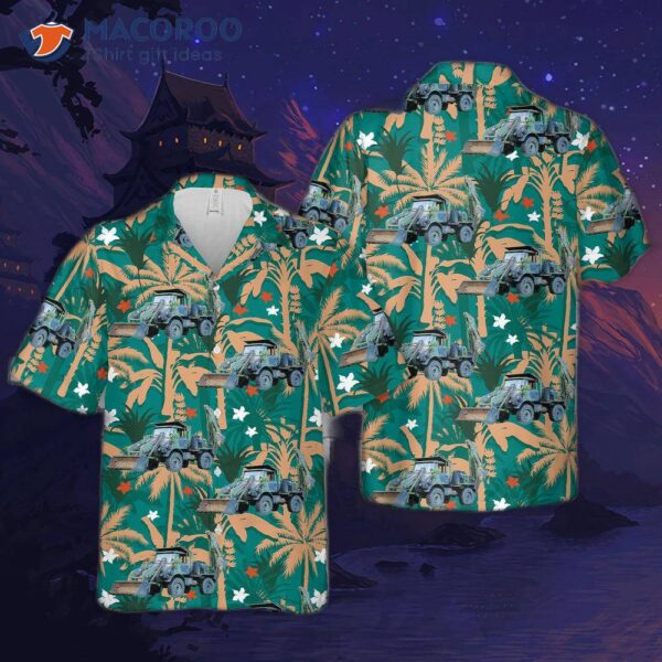 Us Army 1990 Freightliner Unimog 419 Hawaiian-style Shirt