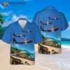 Us Army De Havilland C-7 Cv-2 Caribou Hawaiian Shirt