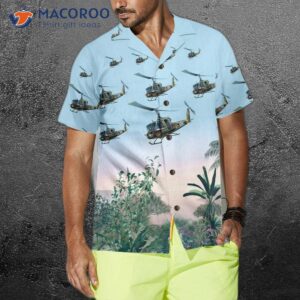 us army helicopter hawaiian shirt tropical shirt for 3