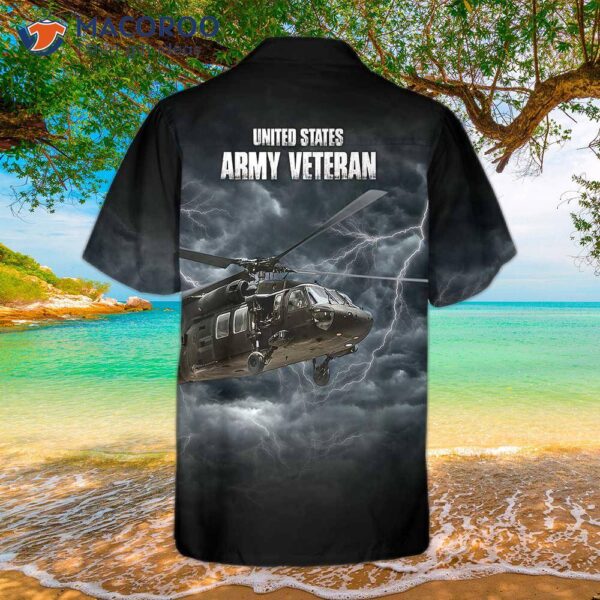 Us Army Veteran Helicopter Hawaiian Shirt – Proud For , Gift