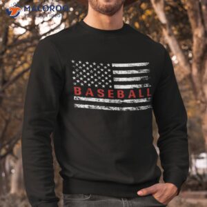 us flag baseball player funny lover vintage shirt sweatshirt