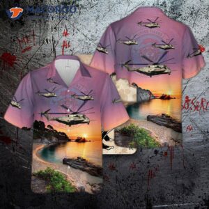 Us Marine Corps Heavy Helicopter Squadron 361 (hmh-361) “flying Tigers” Hawaiian Shirt