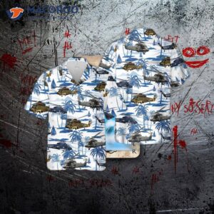 Us Navy Kaman Sh-2 Seasprite Hawaiian Shirt