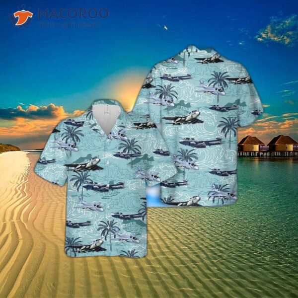 Us Navy Northrop Grumman Ea-6b Prowler Hawaiian Shirt