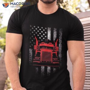 Us Trucking – Flag With Truck Shirt