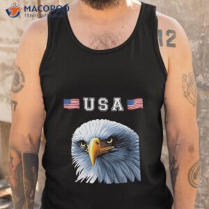 usa 4th of july patriotic eagle american flag funny graphic shirt tank top