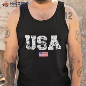 usa flag 4th of july america day independence shirt tank top