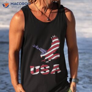 usa flag american patriotic 4th of july kids boys shirt tank top