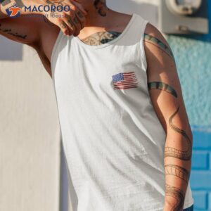 usa flag united states of america 4th july simple vintage shirt tank top 1