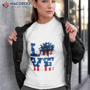 usa love sunflower 4th of july american flag shirt tshirt 3