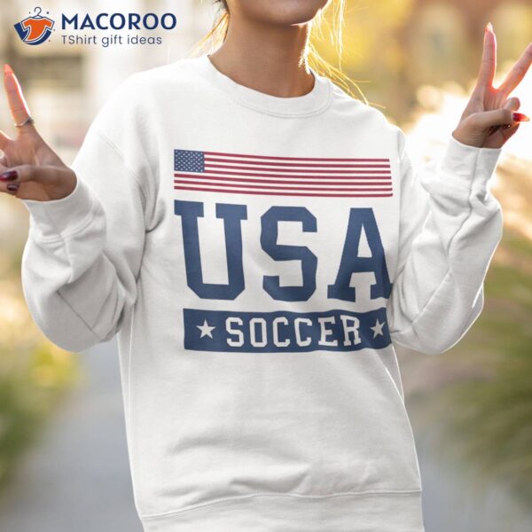 Usa Soccer Shirt Kids American Flag Fan