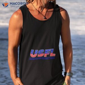 usfl logo united states football league shirt tank top
