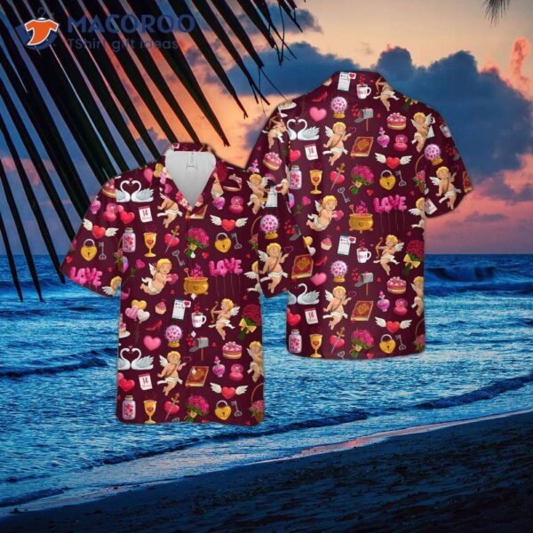 Valentine’s Day Cupid Hawaiian Shirt