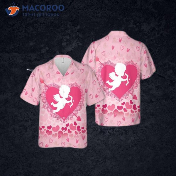 Valentine’s Love Cupid Hawaiian Shirt