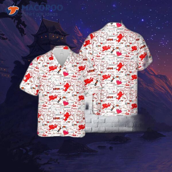 Valentine’s Love Cupid Hawaiian Shirt