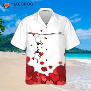 valentine s sheep with red hearts hawaiian shirt day shirt for couples gift ideas 2