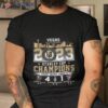 Vegas Golden Knights 2023 Stanley Cup Champions Winnipeg Jets 4 1 Edmonton Oilers 4 2 Dallas Stars 4 2 Shirt