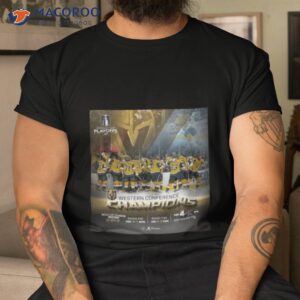 Vegas Golden Knights 2023 Western Conference Champions Framed Shirt