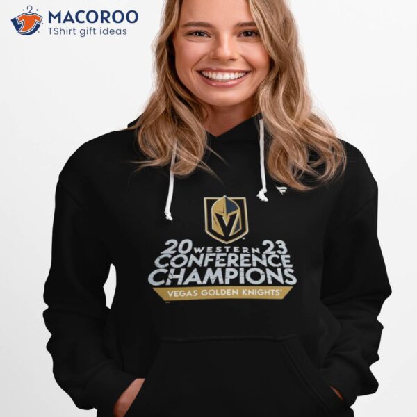 Vegas Golden Knights 2023 Western Conference Champions Locker Room Shirt