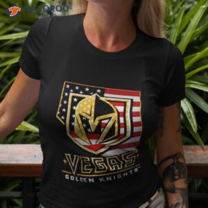 Vegas Golden Knights American Flag 4th Of July Shirt