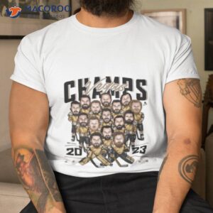 vegas golden knights hockey players caricature 2023 champs shirt tshirt