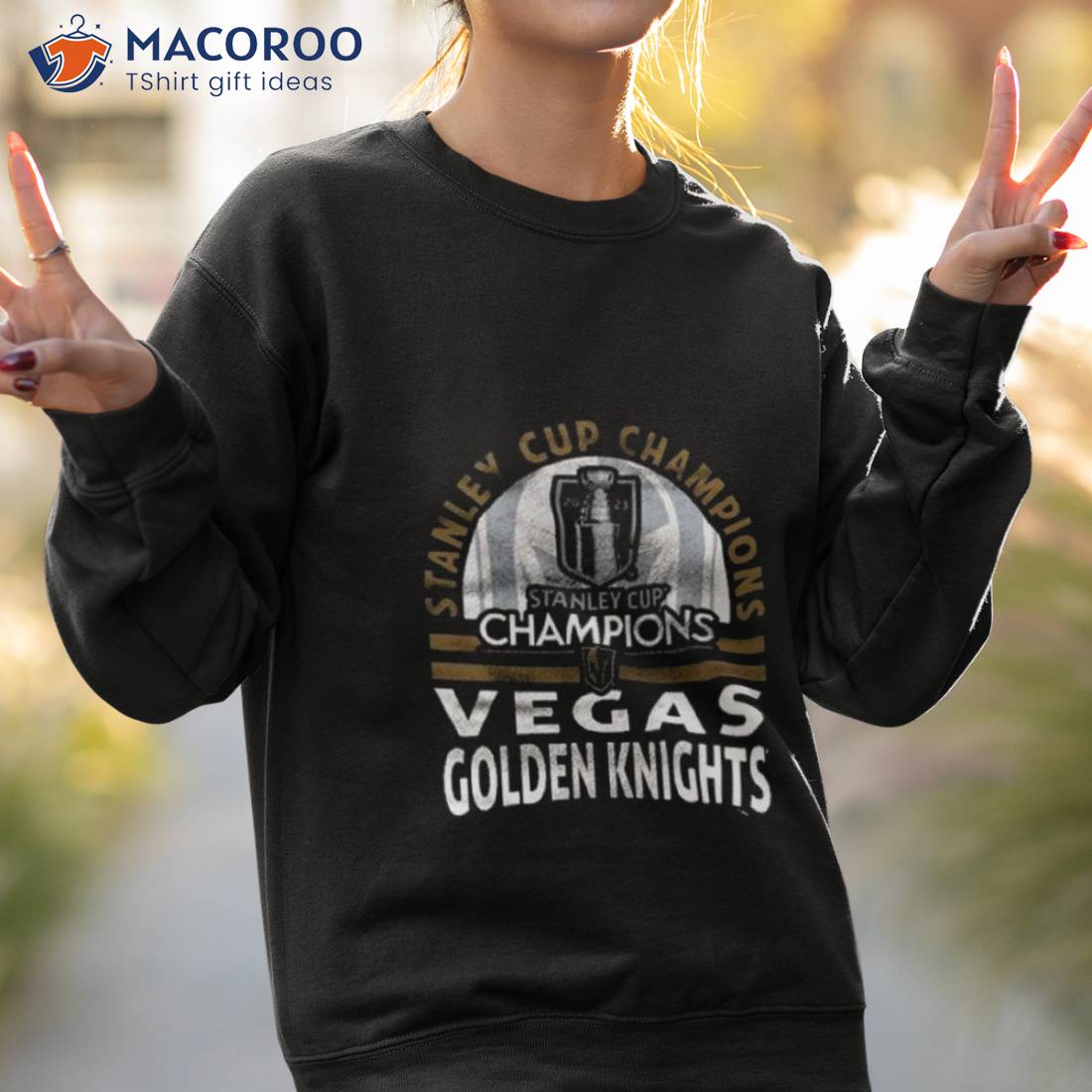 Vegas Golden Knights Majestic Threads Women's 2023 Stanley Cup Champions  Racerback Tank Top - Black