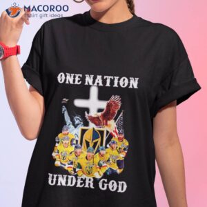 vegas golden knights one nation under god signatures shirt tshirt 1