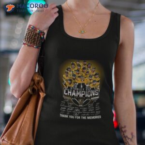 vegas golden knights team 2023 stanley cup champions thank you for the memories signatures shirt tank top 4