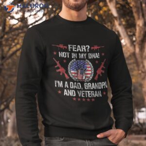 veteran grandpa usa flag shirt sweatshirt