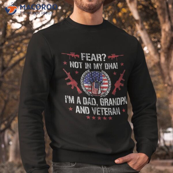 Veteran Grandpa Usa Flag Shirt