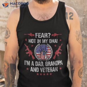 veteran grandpa usa flag shirt tank top