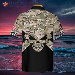 veteran skull hawaiian shirt us army best gift for veterans 1