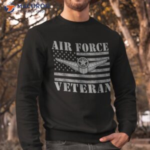 veteran us air force american flag veterans top shirt sweatshirt