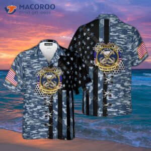 Veteran Us Navy “we Own The Sea” Hawaiian Shirts