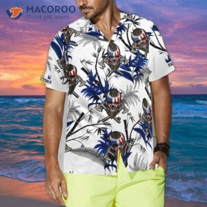 victory or valhalla viking white hawaiian shirt 3