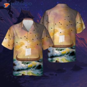 Viking Longboat Hawaiian Shirt