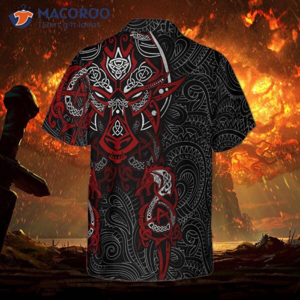 Viking Tattooed Dragon Hawaiian Shirt