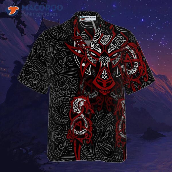 Viking Tattooed Dragon Hawaiian Shirt