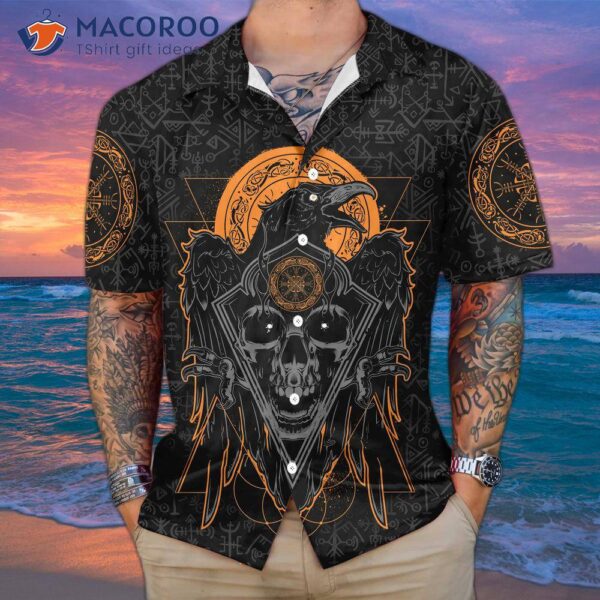 Vikings Came Out Of The Mist; Viking Hawaiian Shirt, A Gift For And .