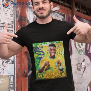 vinicius jr brazil football shirt tshirt 1