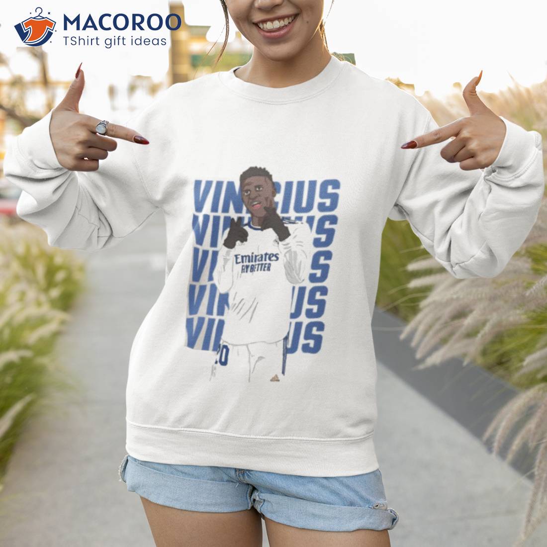 Vinicius Junior Illustration Shirt Vinicius Junior Illustration Shirt