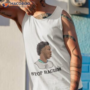 vinicius junior stop racism shirt tank top 1