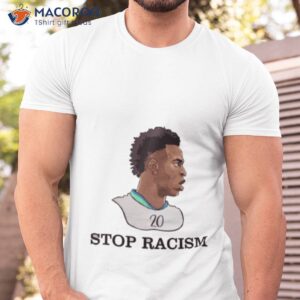 vinicius junior stop racism shirt tshirt