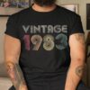 Vintage 1983 40th Birthday Gift Retro Shirt 40 Years Old