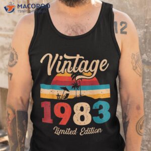 vintage 40th birthday shirt 1983 40 years old tank top