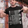 Vintage American Flag Pops Man Myth Legend Daddy Father Shirt